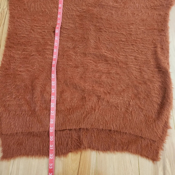 Kaisley Anthropologie Tunic Oversized Furry Sweater Size LARGE - Picture 9 of 11